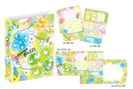 オリジナル　平成プロフィール帳CLOVER MUSIC　自己紹介　友達　フレンズ　文房具　雑貨　グッズ　かわいい