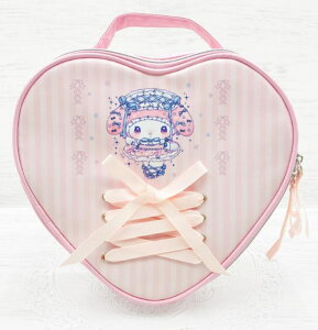 【送料無料】 サンリオキャラクターズ ハート型バニティポーチマイメロディ×DOLLYMIX ケース 小物入れ 収納 メイク 化粧 コスメ 雑貨 グッズ かわいい