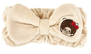 モンチッチ×ハローキティ ヘアバンドフェイス サンリオキャラクターズ コラボ バンド 髪留め お風呂 メイク 化粧 コスメ 雑貨 グッズ かわいい