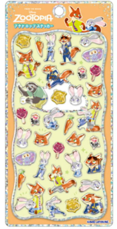 ズートピア プチドロップステッカー（シールシート）