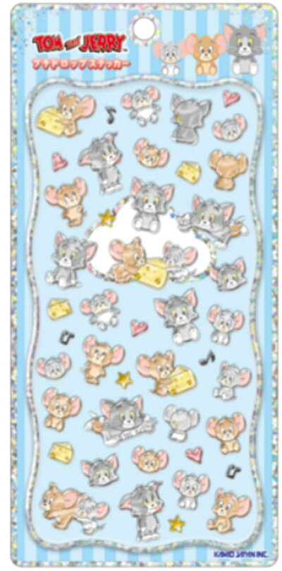 トムとジェリー プチドロップステッカー