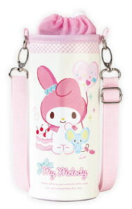 【送料無料】 サンリオキャラクターズ ボトルカバーL ガールズピンク マイメロディ ケース ホルダー 水筒 マグ 収納 遠足 お出かけ アウトドア 子供 キッズ 雑貨 グッ