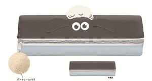 ひつじのショーン みみぴょこ2ルームペンケースショーン ウォレスとグルミット アニメ ポーチ ペン入れ 筆箱 収納 文房具 学校 勉強 雑貨 グッズ かわいい