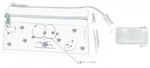 オリジナル フラップポケットペンケースハートモア かわいいとり シマエナガ 動物 アニマル ポーチ ペン入れ 筆箱 収納 文房具 学校 勉強 雑貨 グッズ かわいい