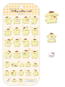 【10枚セット】 【セット】 【セット商品】 サンリオキャラクターズ ミルキーメロウシールポムポムプリン シール ステッカー プチ ミニ ワンポイント 文房具 雑貨 グッズ