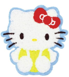 サンリオキャラクターズ ボールシリーズ モコモコ刺繍ステッカーテニス ハローキティ ステッカー シール ワッペン アイロン 雑貨 グッズ かわいい
