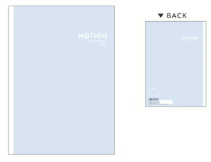 【10冊セット】 【セット】 【セット商品】 【日本製】 オリジナル 方眼ノートブルー 青 MOTiON ノート 文房具 学校 勉強 雑貨 グッズ かわいい