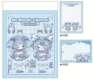 【送料無料】 【10冊セット】 【セット】 【セット商品】 【日本製】 サンリオキャラクターズ ミニメモDOLLY MIX マイメロディ×クロミ メモ帳 文房具 学校 勉強 雑貨 グッズ