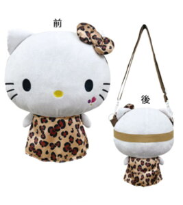 サンリオキャラクターズ キャリーオンバッグレオパード ハローキティ ポーチ ケース 小物入れ カバン かばん 鞄 収納 旅行 トラベル お出かけ 雑貨 グッズ かわいい