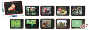 【送料無料】 【単品】 【くじ】 【日本製】 こびとづかん シークレットテレビ型マグネット絵本 キャラクター アニメ マグネット 磁石 キッチン インテリア くじ ランダ