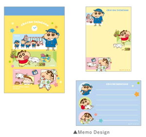 【日本製】 クレヨンしんちゃん ミニメモしんちゃんの1日 しんのすけ アニメ 漫画 映画 メモ帳 文房具 学校 勉強 雑貨 グッズ かわいい