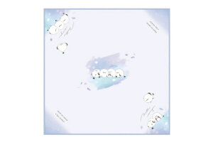 【送料無料】 オリジナル ランチクロスニュアンス mellow enaga シマエナガ 動物 アニマル 敷物 風呂敷 弁当包み  遠足 アウトドア 雑貨 グッズ かわいい