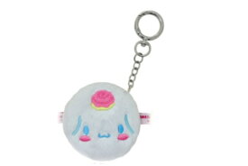 【送料無料】　サンリオキャラクターズ　ゆるもふダブルコンパクトミラーキーチェーンシナモロール　鏡　キーホルダー　キーリング　チャーム　マスコット　雑貨　グッズ　かわいい