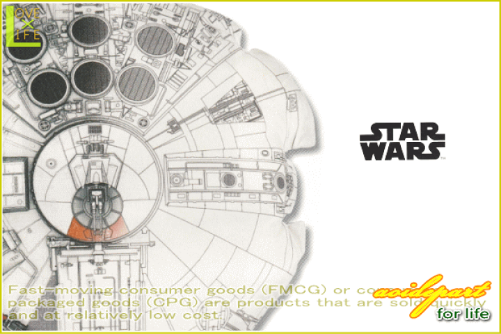 楽天市場】【スターウォーズ】【STAR WARS】ダイカットクッション