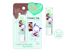 ロッテ×サンリオキャラクターズ　クリアハートリップトッポ×ポチャッコ　コラボ　リップ　ケア　乾燥　香り　保湿対策　メイク　化粧　美容　コスメ　プレゼント　雑貨　グッズ　かわいい