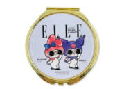 【送料無料】　ELLE×サンリオキャラクターズ　コンパクトミラー表紙風　マイメロディ×クロミ　コラボ　…