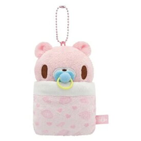 【送料無料】グルーミー　GLOOMY　アクセ雑貨　ぬいぐるみマスコット　ベビーグルーミーおふとんマスコット　グル～ミ～　キーホルダー　ストラップ　バッグチャーム　キーチェーン　赤ちゃん　布団　スリープ　クマ　テディベア　グロカワ　ホラー　ダーク　ピンク