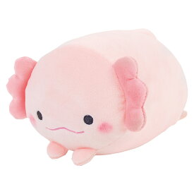 【送料無料】オリジナル雑貨　ぬいぐるみ　マスコットその他　もちふわ！ころころすいぞくかん　うーぱーるーぱー　ウーパールーパー　水族館　海洋生物　動物　アニマル　キャラクター　もちもち　ふわふわ　もふもふ　かわいい　キーホルダー　ストラップ　バッグチャーム
