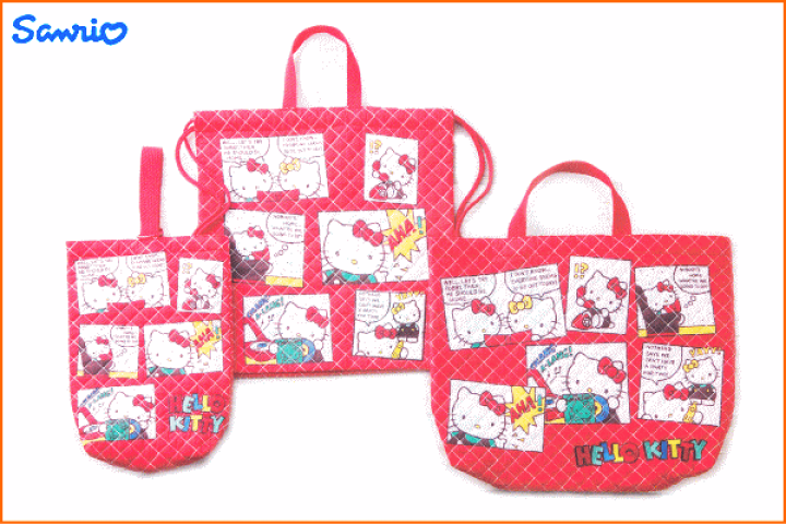 楽天市場】【ハローキティ】 ナップサック【アメコメハローキティ