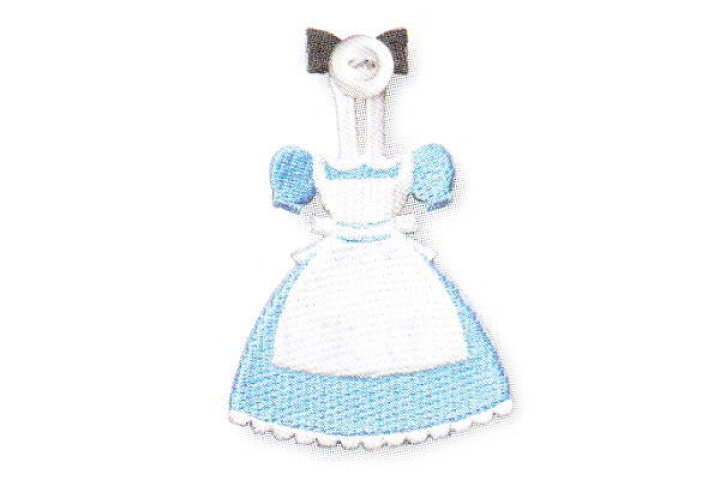 楽天市場 日本製 ディズニープリンセス デコレーション刺繍 アリスデコドレス ふしぎの国のアリス 姫 映画 アニメ ブローチ ピンバッジ ボタン 作品 かっこいい ａｏｉデパート