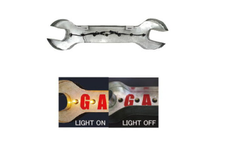 楽天市場 アメリカン雑貨 サインライト Galvanized Spanner スパナ 工具 電飾 看板 アメリカ雑貨 ライト ブリキ看板 インテリア アメリカ Usa かわいい おしゃれ ａｏｉデパート