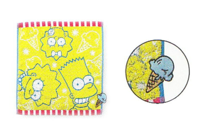 楽天市場 ザ シンプソンズ The Simpsons ウォッシュタオル ラブアイスクリーム シンプソンズ コメディー アメコメ アニメ アメリカ タオル たおる 生活雑貨 かわいい ａｏｉデパート