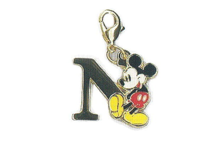 楽天市場 ディズニーキャラクター チャムコレミッキーイニシャル N ミッキー ミッキーマウス みっきー ディズニー 映画 アニメ イニシャルキーホルダー キーホルダー キーチェーン ペア グッズ ａｏｉデパート