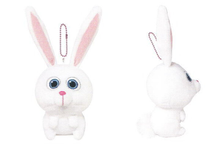 楽天市場 ペット Pets ボールチェーンマスコット Snowball スノーボール マックス ケイティ Pets2 犬 いぬ イヌ ドッグ 映画 コメディ アニメ 動物 アニマル グッズ キーホルダー お人形 ぬいぐるみ