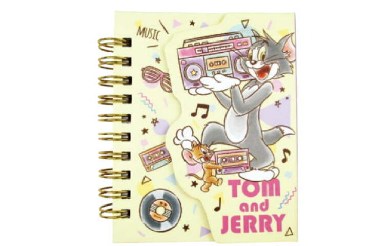 楽天市場 送料無料 トムとジェリー マグネット付きミニリングメモ 80s トム ジェリー ワーナー アニメ ねこ ネズミ ネコ ねずみ 文房具 学校 メモ帳 メモ 勉強 生活雑貨 キャラ かわいい ａｏｉデパート
