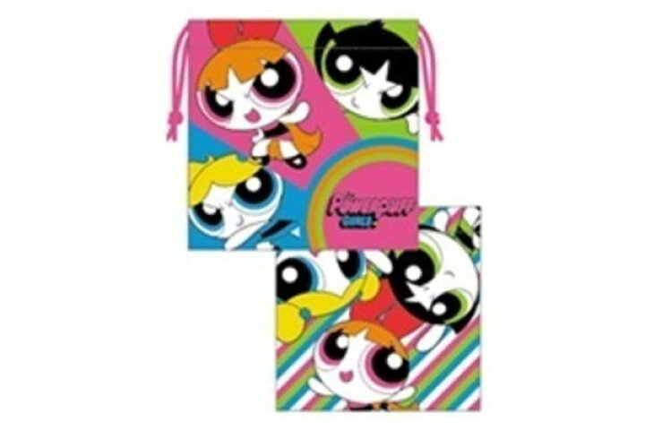 楽天市場 パワーパフガールズ 巾着 レインボートリオ ガールズ パワパフ アメコミ アメリカ アニメ 巾着袋 巾着 ランチ巾着 お弁当 袋 小物入れ ポーチ グッズ かわいい ａｏｉデパート