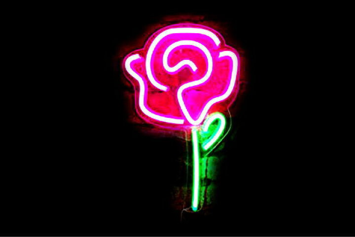 楽天市場 ネオン バラ 薔薇 ばら 花 はな お花 イラスト イラスト ネオンライト 電飾 Led ライト サイン Neon 看板 イルミネーション インテリア 店舗 ネオンサイン アメリカン雑貨 おしゃれ ａｏｉ