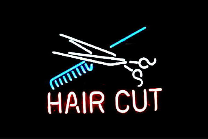 楽天市場】ネオン HAIR CUTヘアーサロン 美容室 美容院 ヘアーカット 
