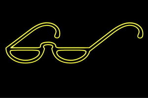 ネオン メガネ眼鏡 めがね だてメガネ サングラス ネオンライト 電飾 LED ライト サイン neon 看板 イルミネーション インテリア 店舗 ネオンサイン アメリカン雑貨 お