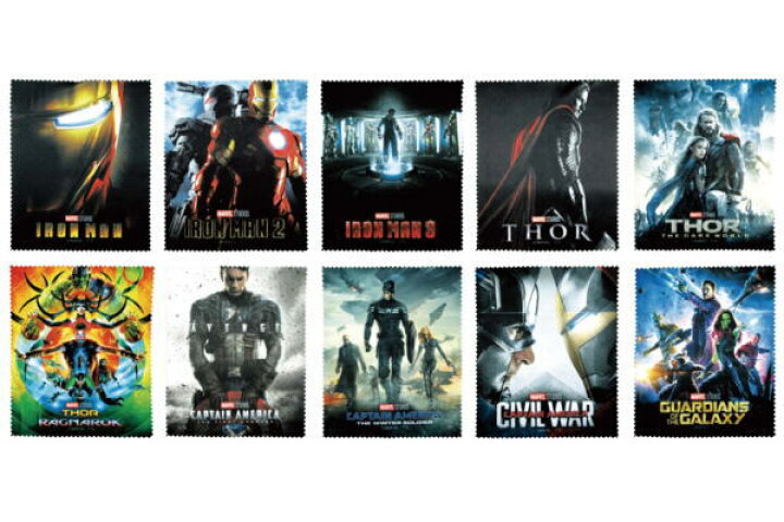 楽天市場 クジ マーベルキャラクター 歴代ポスターマイクロクロスセット Marvel マーベル アイアンマン スパイダーマン ポスター ヒーロー アメコミ マイクロクロス クロス ランダム 運試し 掃除 くじ ａｏｉデパート
