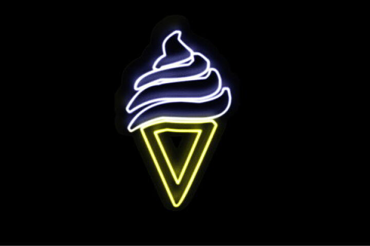 楽天市場 ネオン ソフトクリーム 13 Ice Cream アイスクリーム アイス イラスト ネオンライト 電飾 Led ライト サイン Neon 看板 イルミネーション インテリア 店舗 ネオンサイン アメリカン雑貨 おしゃれ