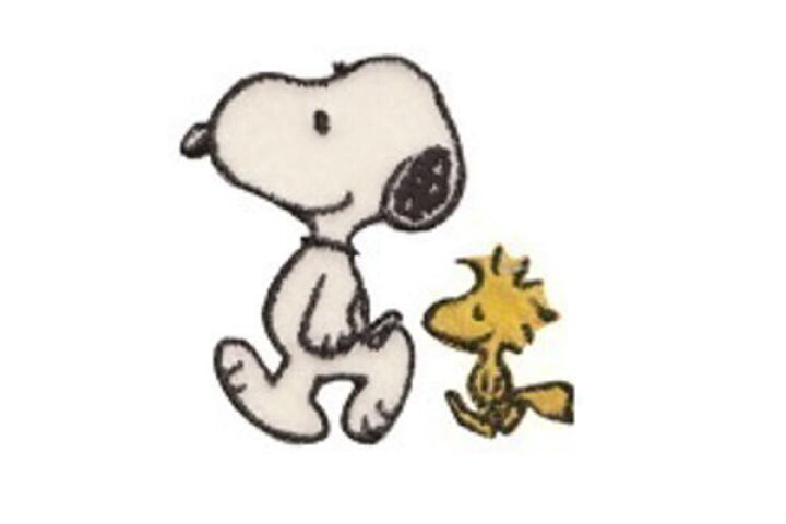 楽天市場 スヌーピー Snoopy ワッペン スヌーピーとウッドストック ピーナッツ すぬーぴー ウッドストック チャーリーブラウン アニメ グッズ ａｏｉデパート