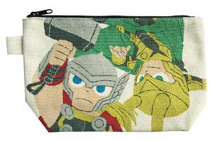 【マーベルキャラクター】【Gurihiru】グッディポーチ【ThorとLoki】【マーベル】【コミック】【ヒーロー】【アメコミ】【MARVEL】【映画】【アニメ】【小物入れ】【ポーチ】【化粧ポーチ】【