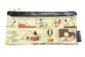 【スヌーピー】【SNOOPY】クリアポーチ【コミック】【ピーナッツ】【ウッドストック】【すぬーぴー】【アニメ】【キャラクター】【70周年】【文房具】【筆箱】【ペンケース】【小物入れ】【学校】【ポーチ】【化粧ポーチ】【スクール】【塾】【習い事】