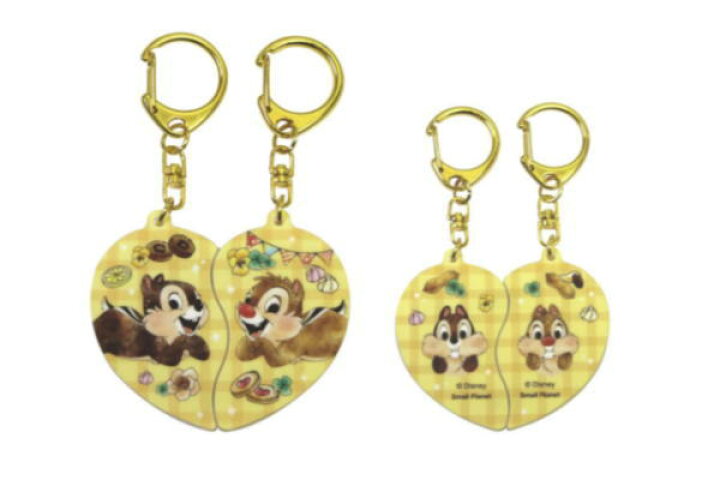 楽天市場 送料無料 ディズニーキャラクター ペアアクリルキーホルダー チップとデール チップ デール ディズニー 映画 アニメ キーホルダー キーチェーン キーリング 鍵 アクリル ａｏｉデパート