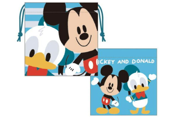 楽天市場 ディズニーキャラクター 巾着 ハンドアップ ミッキーマウス ミッキー みっきー ドナルドダック ドナルド ディズニー 映画 アニメ 巾着袋 きんちゃく 袋 小物入れ 学校 スクール 塾 習い事 かわいい