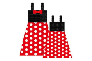 ディズニーキャラクター ドレス型タオルプチドレスミニー ミニー ミニーマウス みにー ディズニー アニメ 子供用 タオル たおる バスタオル