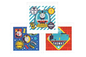 きかんしゃトーマス プラケース付きハンドタオル3枚組ジョイフルトーマス 機関車 アニメ NHK テレビ トーマス 大人気!