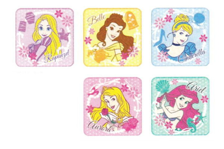 年間定番 ディズニープリンセス ミニタオル5枚組 ラプンツェル ベル アリエル ディズニー zppsu.edu.ph
