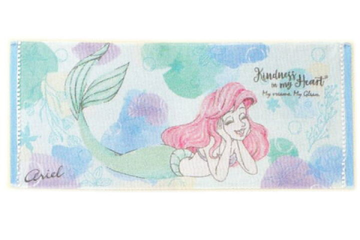 楽天市場 ディズニープリンセス フェイスタオル フリーオーシャン アリエル リトルマーメイド 姫 プリンセス ディズニー 映画 アニメ タオル たおる かわいい ａｏｉデパート