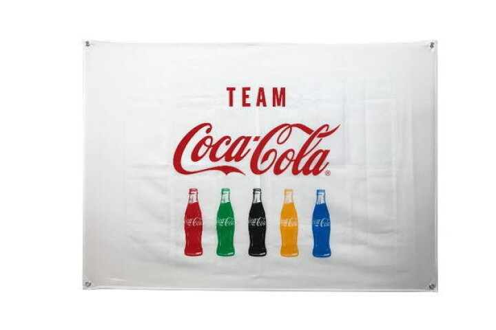 楽天市場 日本製 コカ コーラ Coca Cola ファブリックサイン Team Coca Cola コーク アメリカン雑貨 ドリンク ブランド アメリカ Usa カフェ バー Bar 壁掛け タペストリー 旗 フラッグ インテリア ａｏｉデパート