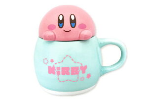 【星のカービィ】ちょこんとMUG【カフェ】【カービィ】【フタ付きマグカップ】【テレビ】【アニメ】【漫画】【映画】【ゲーム】【マグカップ】【食器】【コップ】【カップ】【マグ】【グッズ】【かわいい】