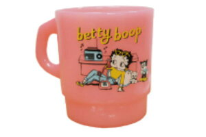 【BettyBoop】【ベティ・ブープ】ミルキースタッキングマグカップピンク【マグカップ】【ベティちゃん】【ベティ】【ベティブープ】【アメリカ】【アメリカン雑貨】【コップ】【ペア】【
