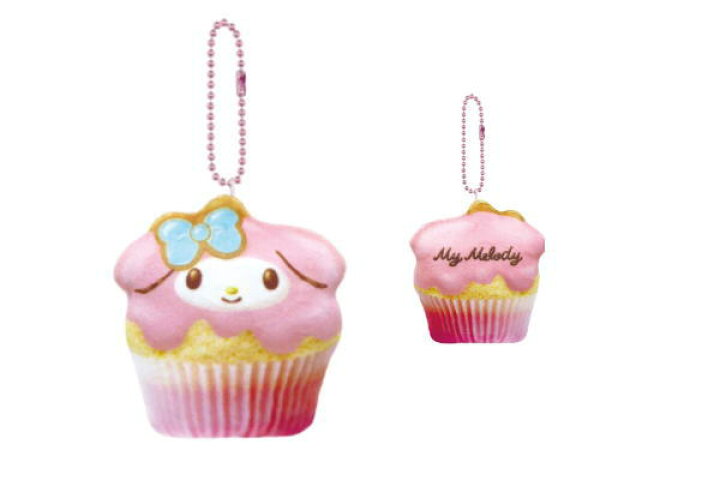 楽天市場 サンリオキャラクター もっちりカップケーキ マスコット ピンク マイメロディ マイメロちゃん マイメロ まいめろ サンリオ マスコット キーホルダー キーリング お人形 人形 キッズ 子供 グッズ かわいい
