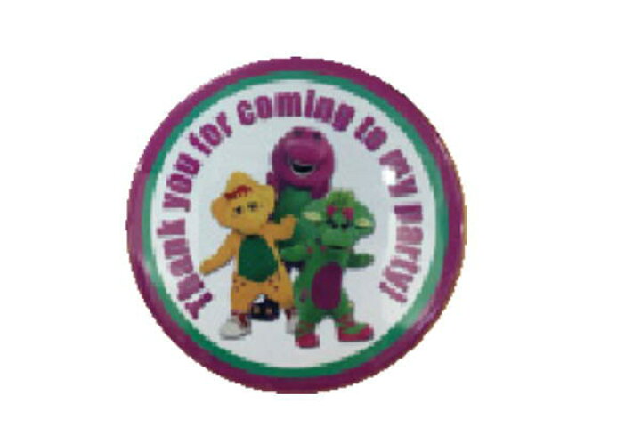 楽天市場 Barney Friends Barney 缶バッチ バーニーとフレンズ 教育番組 アメリカ 恐竜 バーニー 紫 の恐竜 ティラノサウルス カンバッジ バッチ 缶 コレクター キャラクター 雑貨 グッズ かわいい ａｏｉデパート