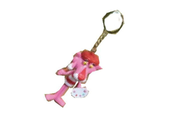 楽天市場 アメリカン雑貨 ピンクパンサー Pvcキーリング Pink Panther 豹 アメキャラ アニメ キーホルダー キーリング 鍵 雑貨 グッズ ａｏｉデパート